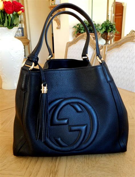 black gucci shoulder bag|authentic Gucci shoulder.